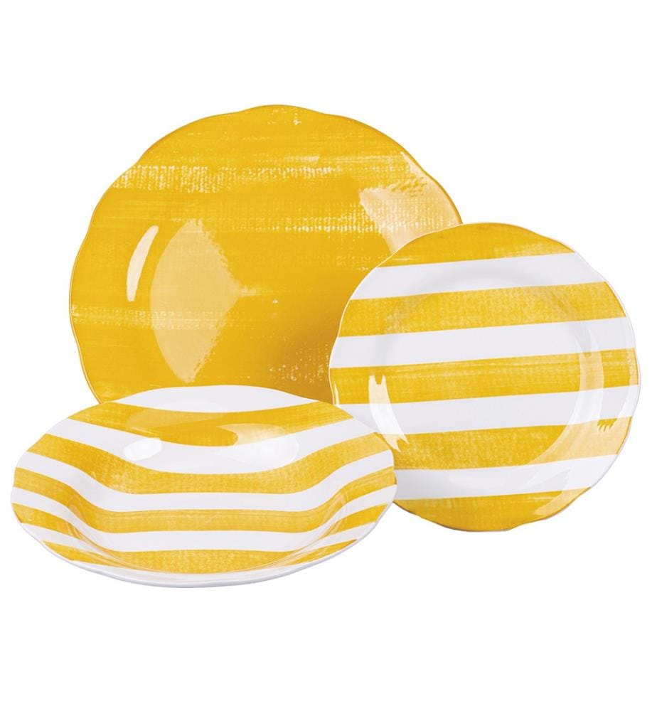 18-piece dinner service - Versilia / Multicolor