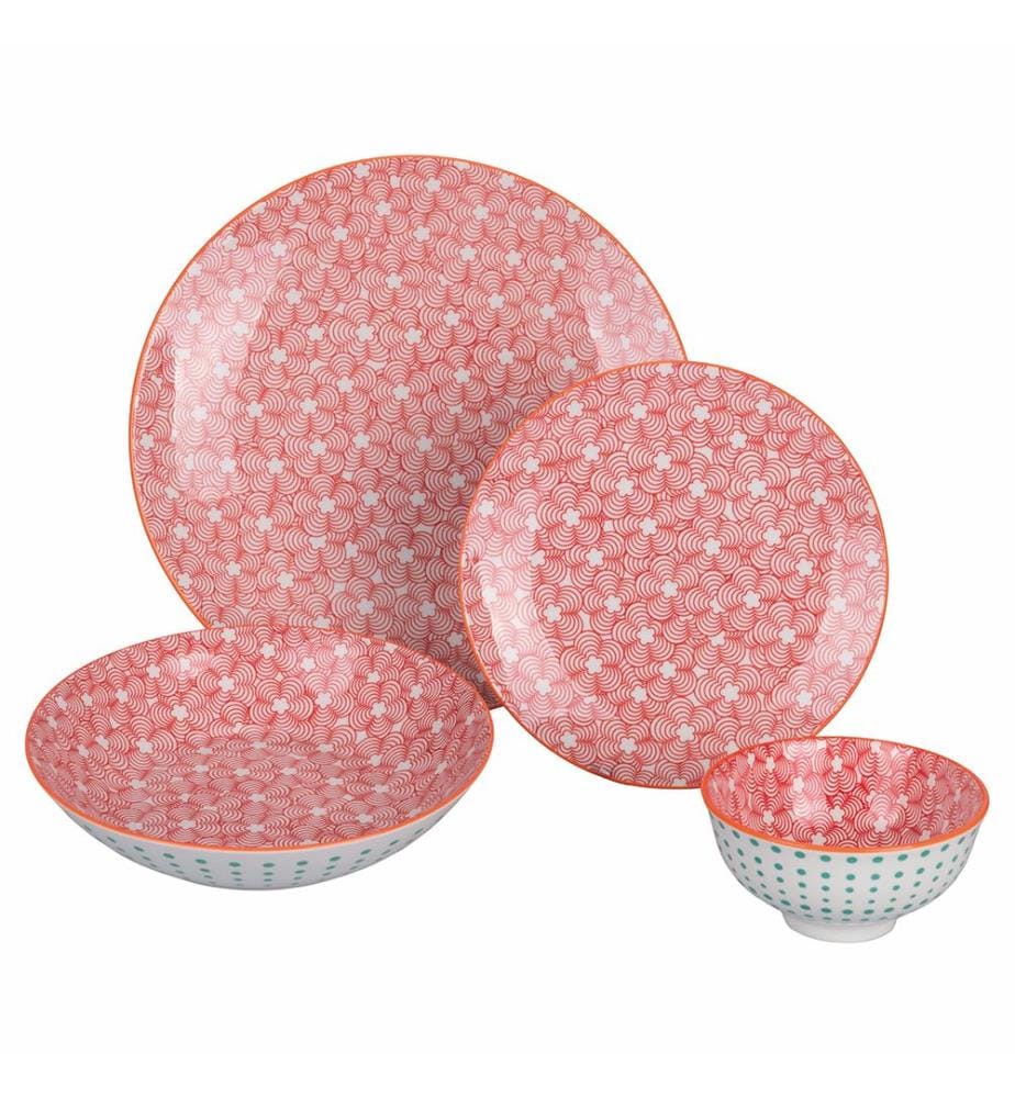24-piece dinner service - Confusion / Multicolor