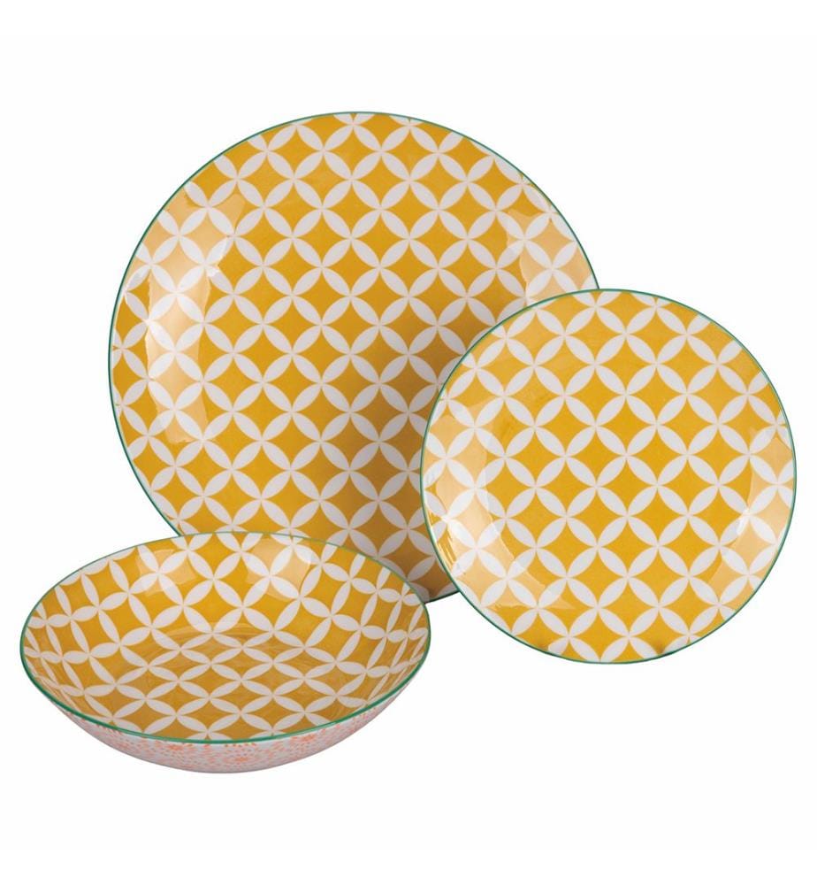 18-piece dinner service - Confusion / Multicolor