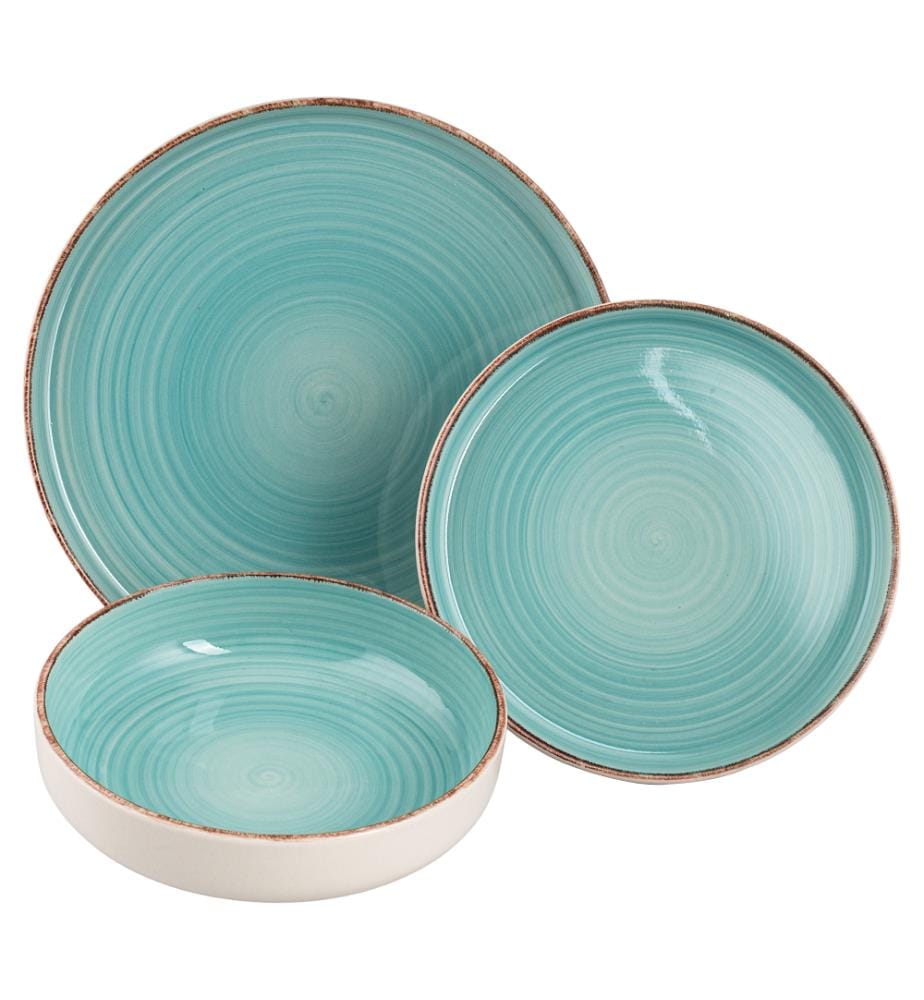18-piece dinner service - Blue