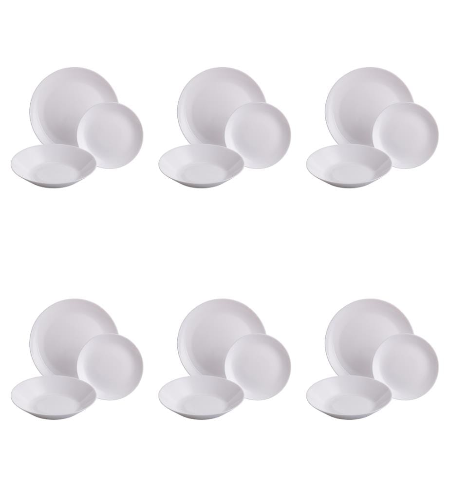 18-piece dinner service - White