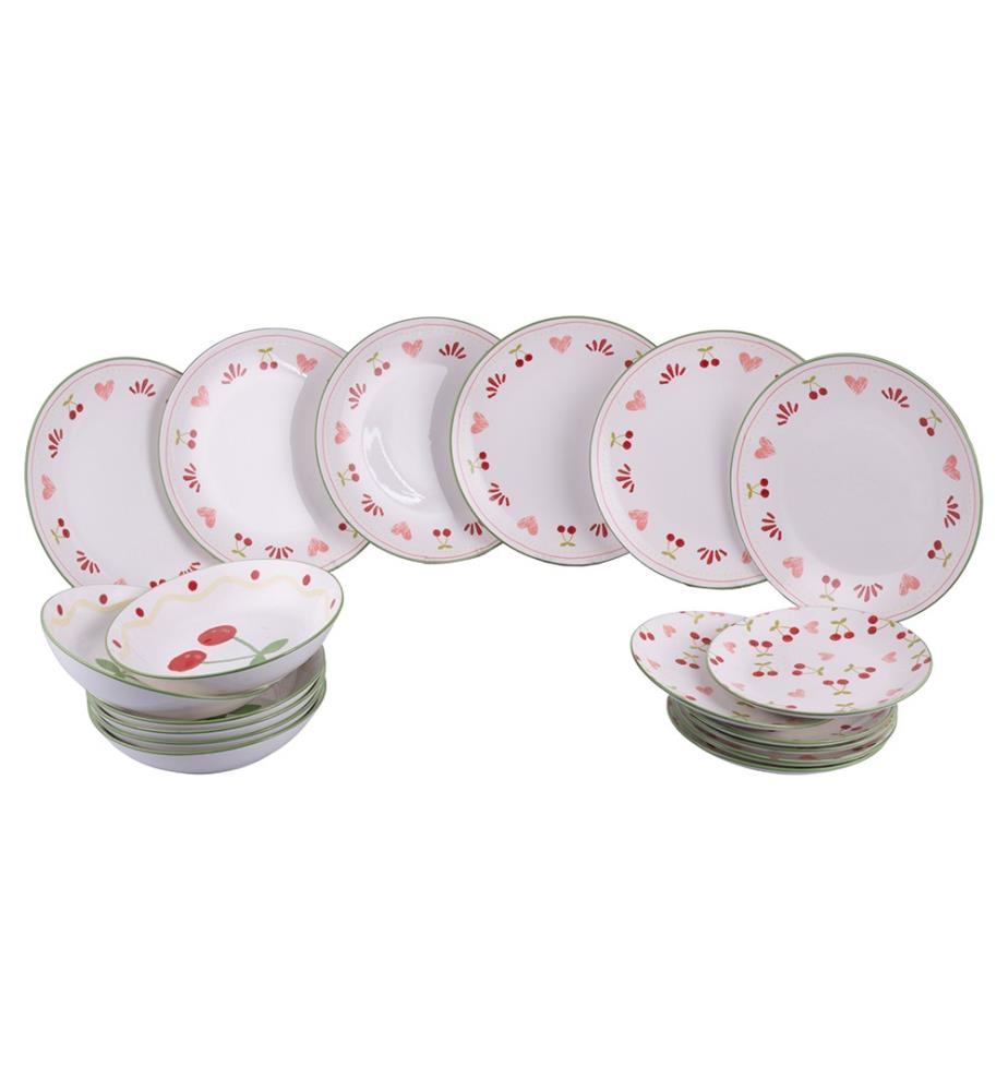 Cherry Heart 18-teiliges Set - Mehrfarbig