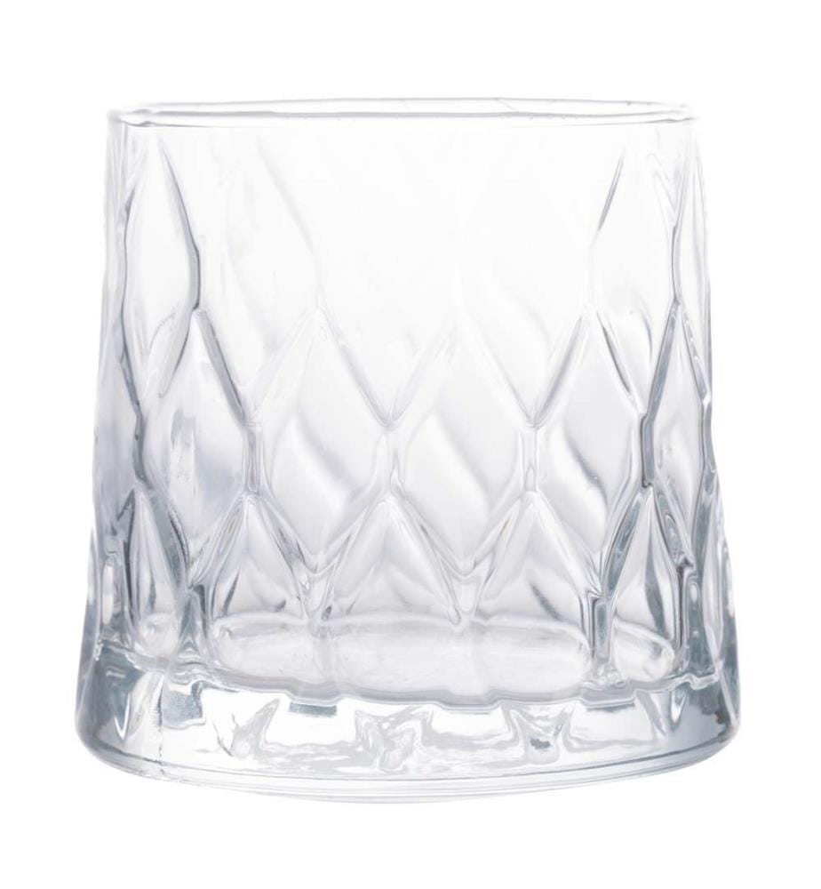 Set von 6 Pagoda Gläsern - 370 ml / Transparent