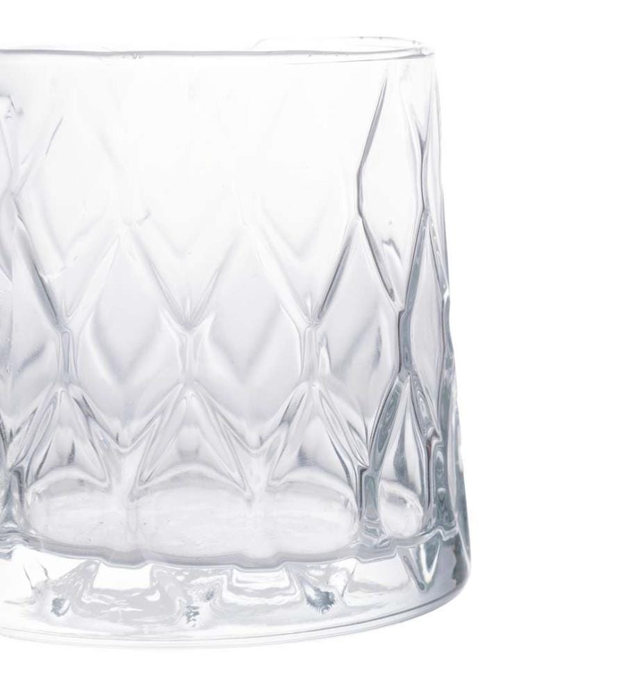 Set von 6 Pagoda Gläsern - 370 ml / Transparent