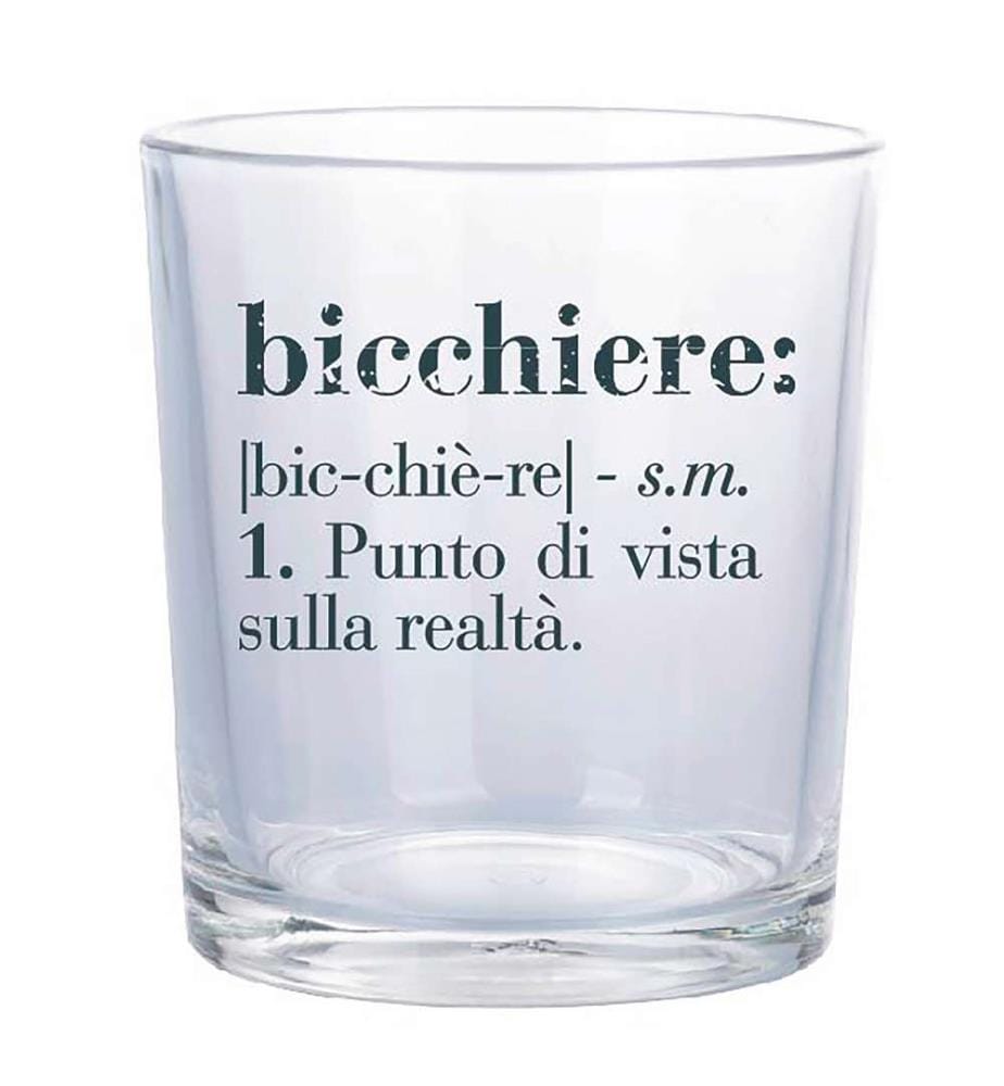 6er-Set Victionary Daily Gläser - 360 ml / Transparent / Schwarz