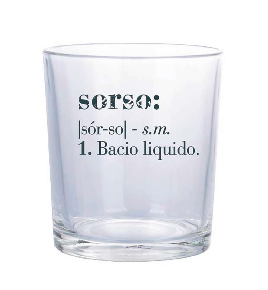 6er-Set Victionary Daily Gläser - 360 ml / Transparent / Schwarz