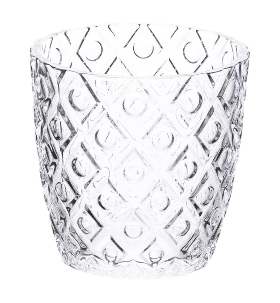 Set von 6 Wassergläsern Geometrie - Transparent