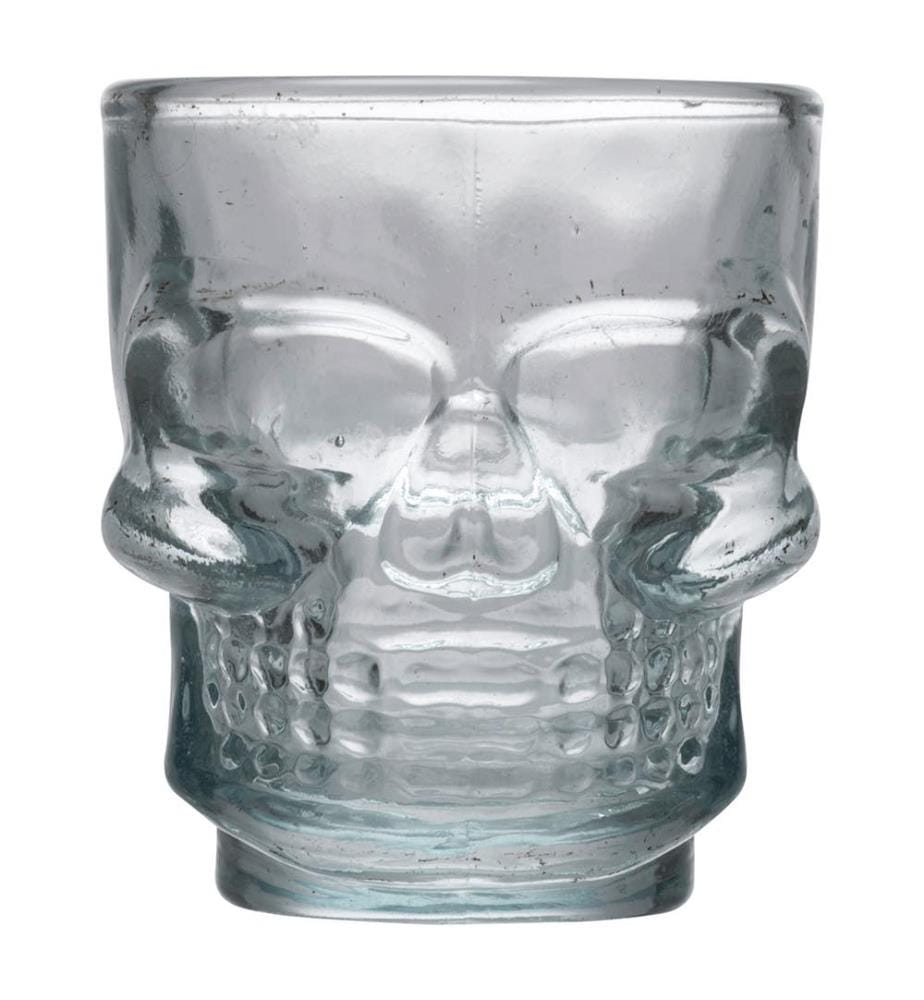 Set di 6 bicchieri da liquore con teschio - Trasparente