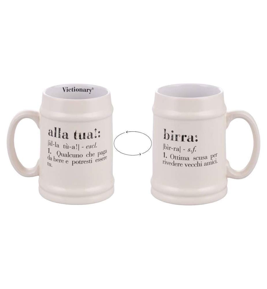 Tasse à bière - 500 ml / Ivoire