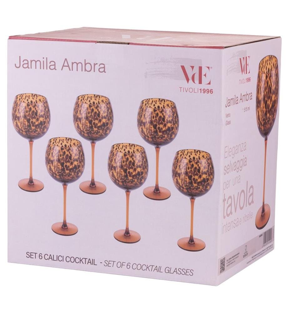 Set di 6 bicchieri da cocktail - 515 ml / Ambra