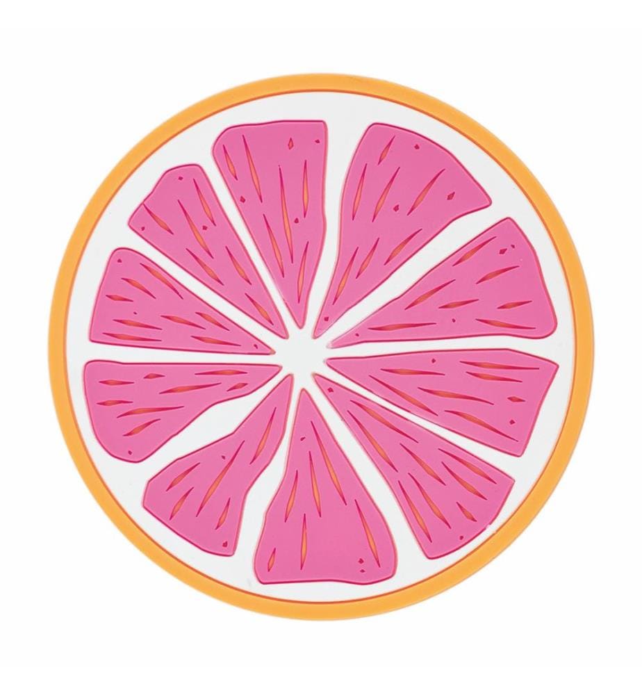 Set of 6 Fruit Coasters - Random Color