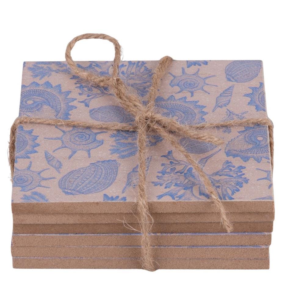 Lot de 6 sous-verres en bois - Bois