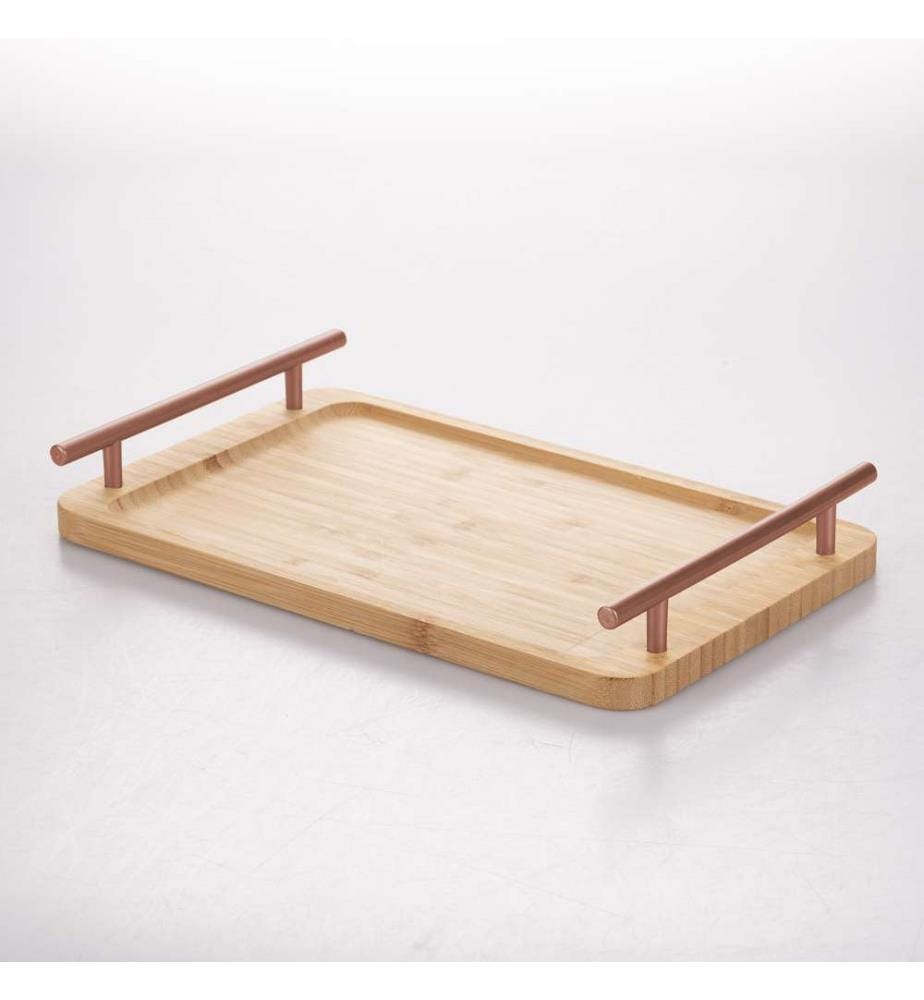 Bambus-Tablett - 33 x 20 x 1,5 cm / Braun