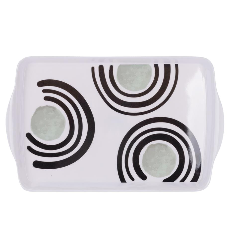 Set aus 2 Melamin-Tabletts - Multicolor / Venice Lido