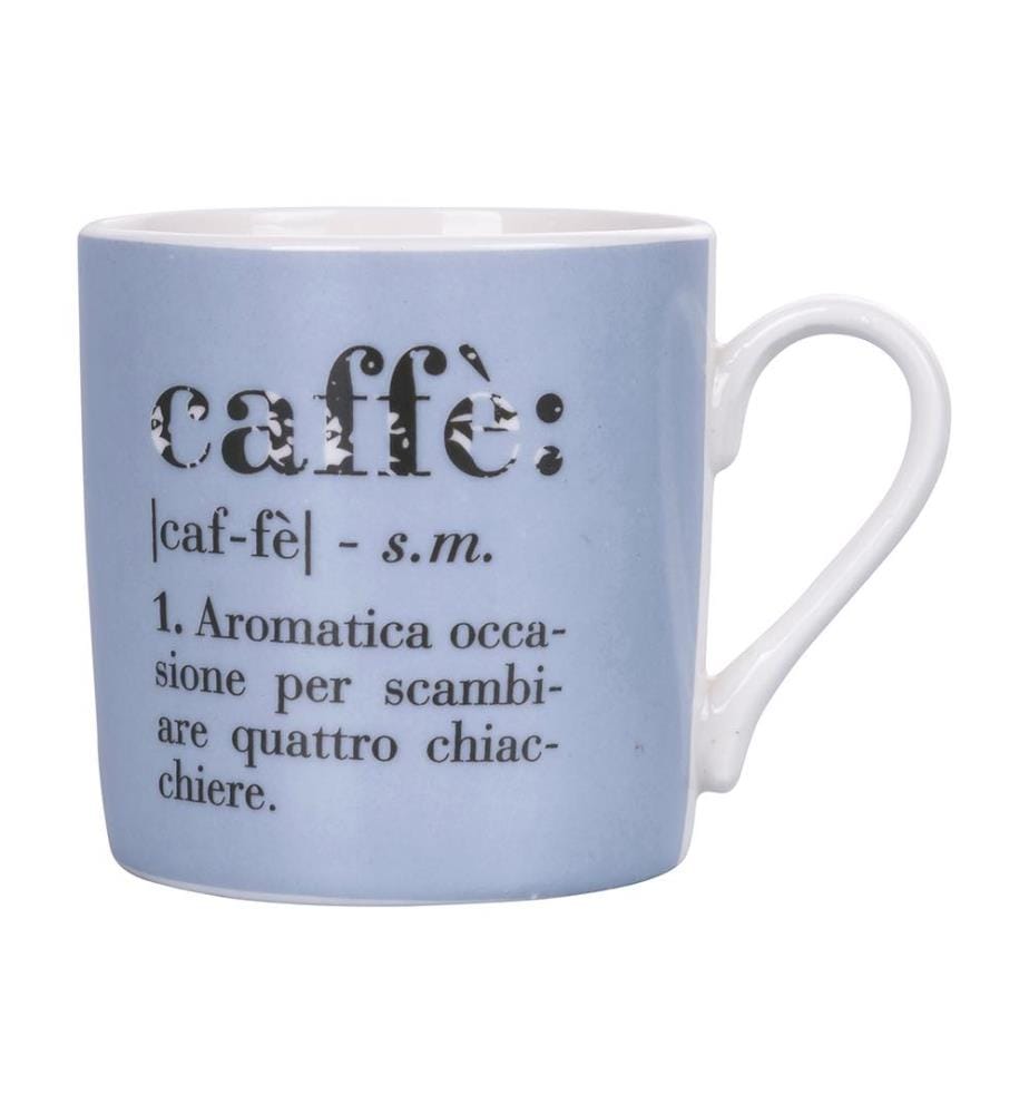 Set aus 6 Kaffeebechern - Blau