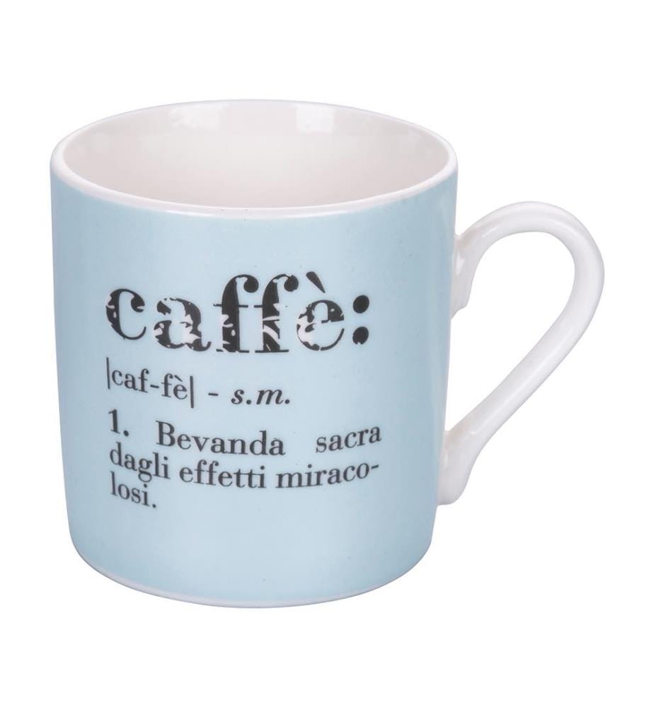 Set aus 6 Kaffeebechern - Blau