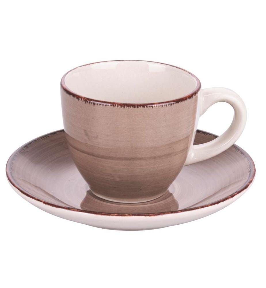 Set aus 6 Kaffeebechern Baita Chocolate - Brown
