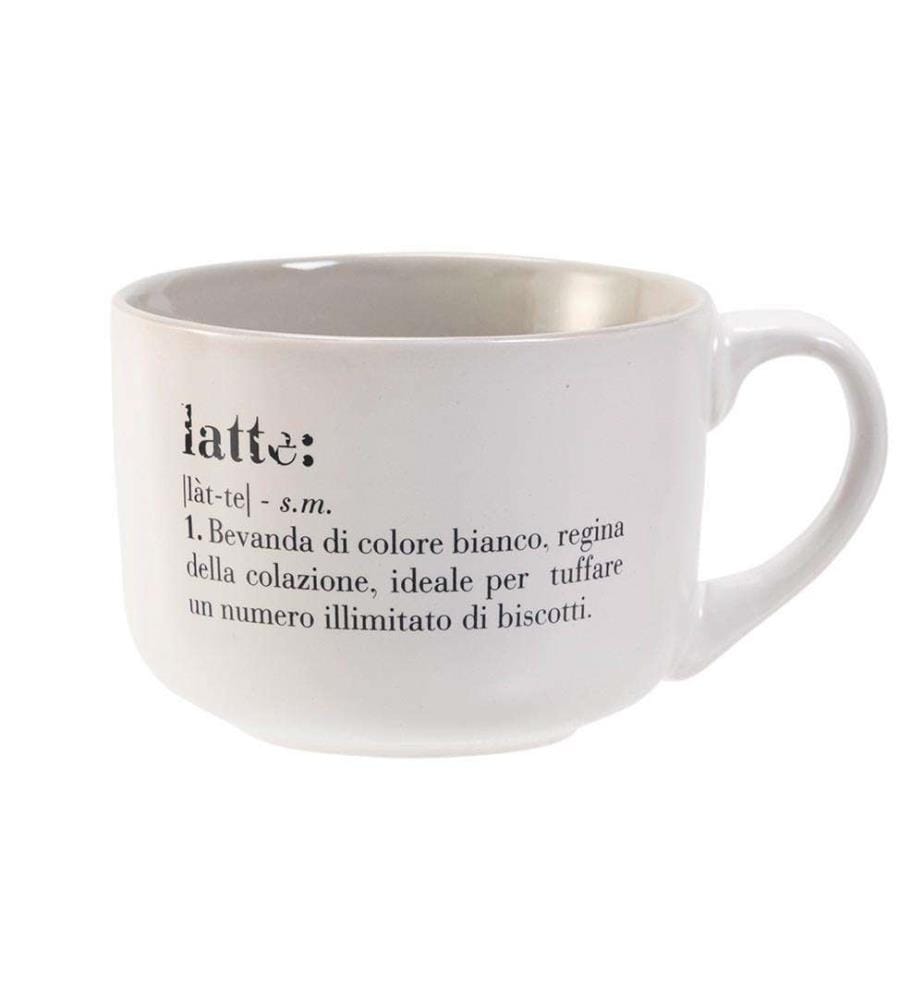 Tazza Victionary Jumbo - Bianca e nera