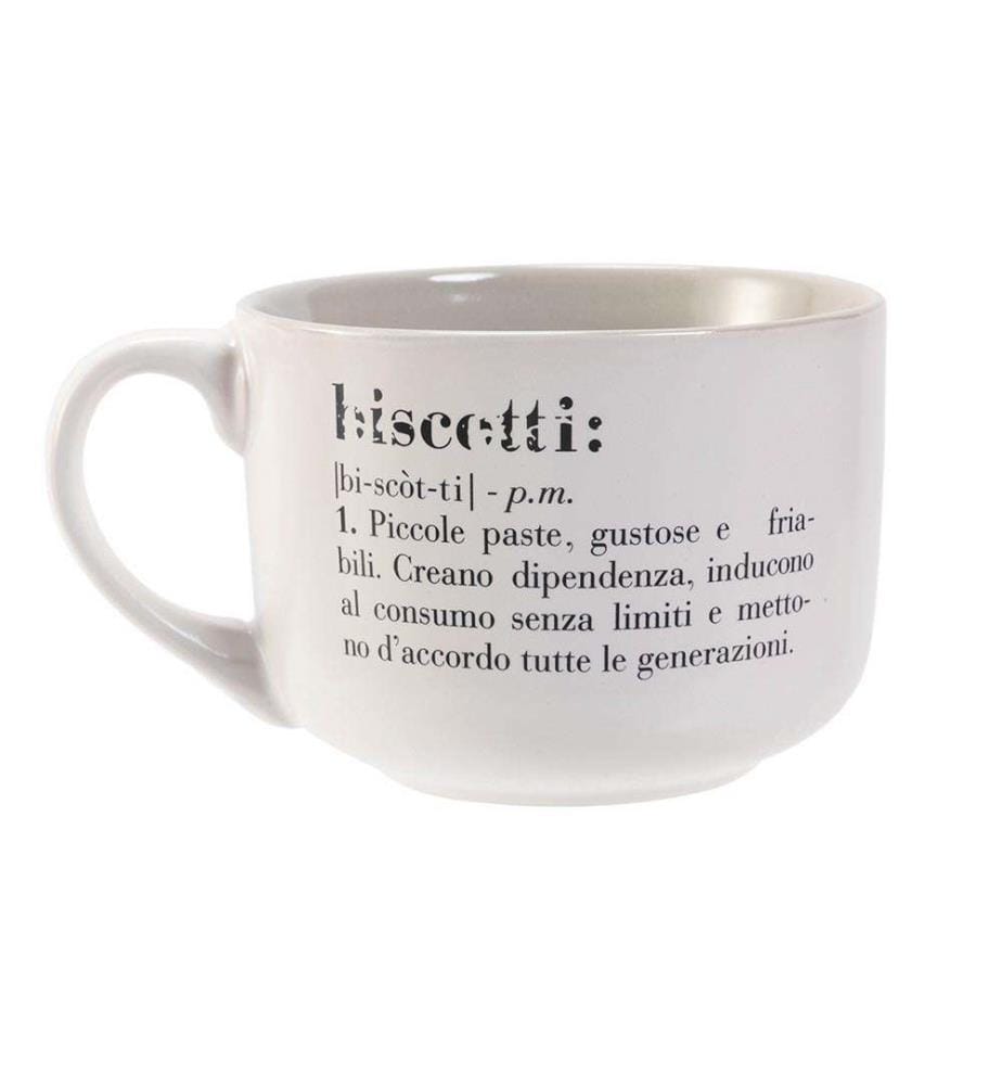Tazza Victionary Jumbo - Bianca e nera