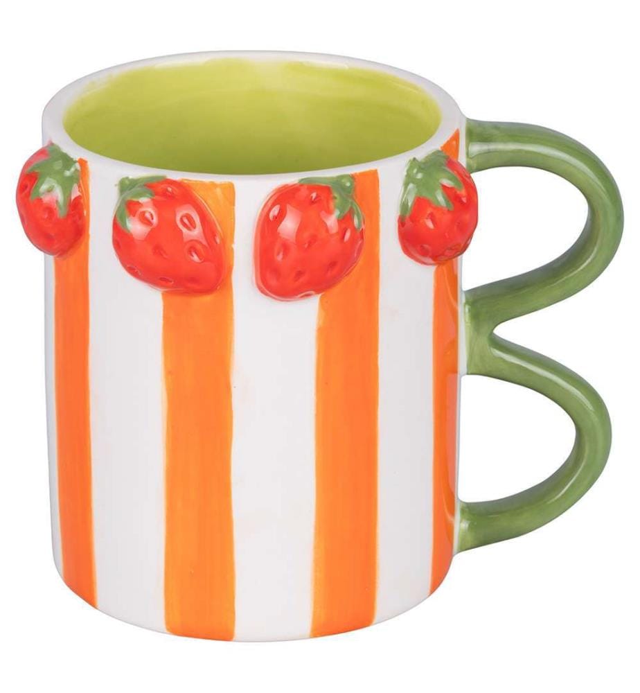 2er-Set Fruit Life Becher - Erdbeerstiel