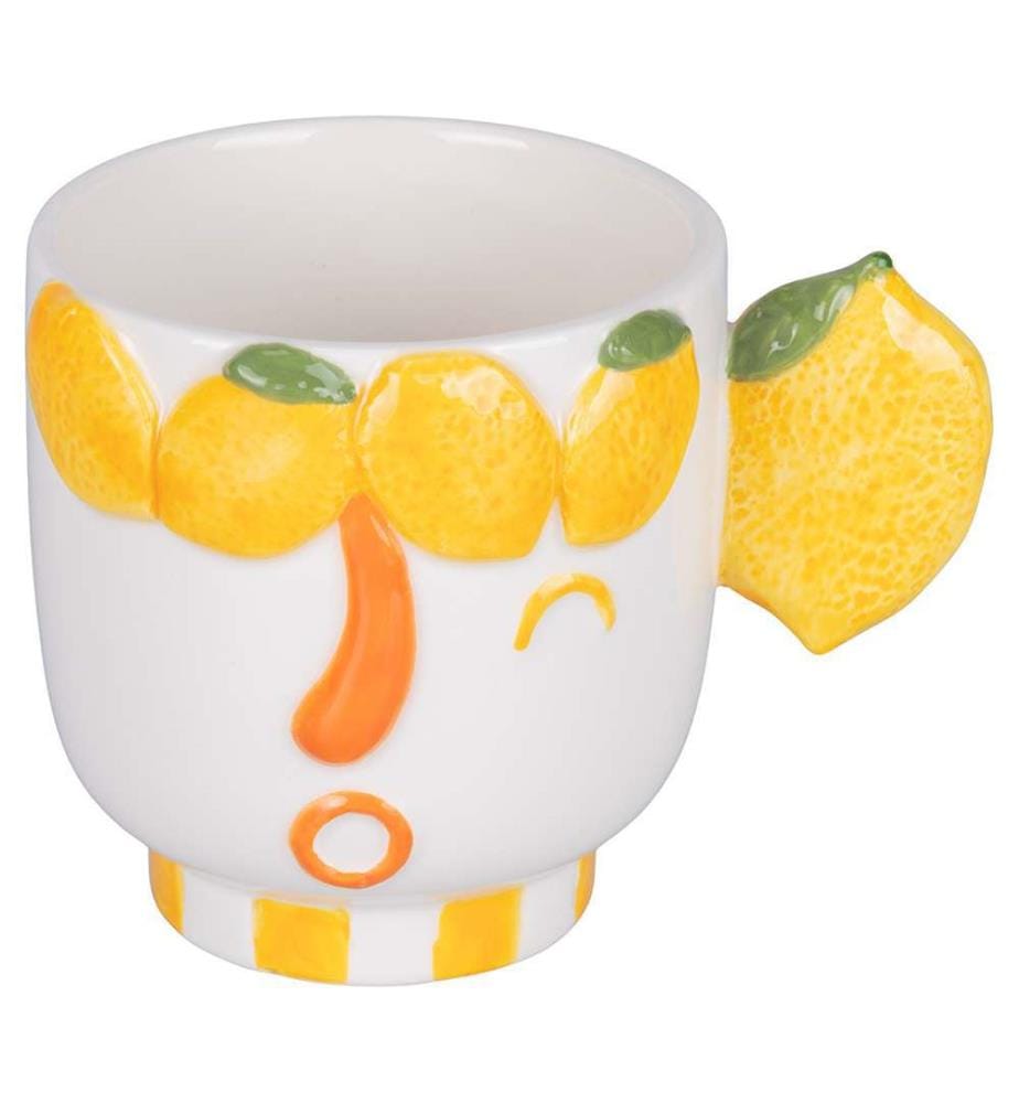 2er-Set Fruit Life Becher - Face Design