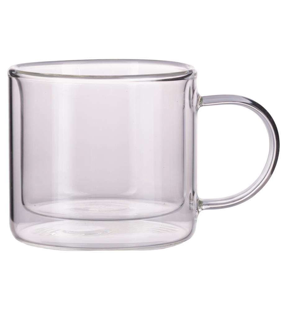 Tazza trasparente a doppia parete - 280 ml