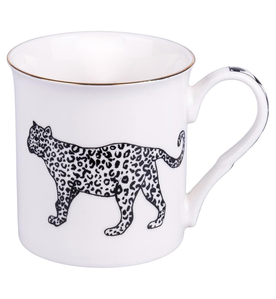 3er-Set Safari-Becher - 310 ml / Weiss und Schwarz