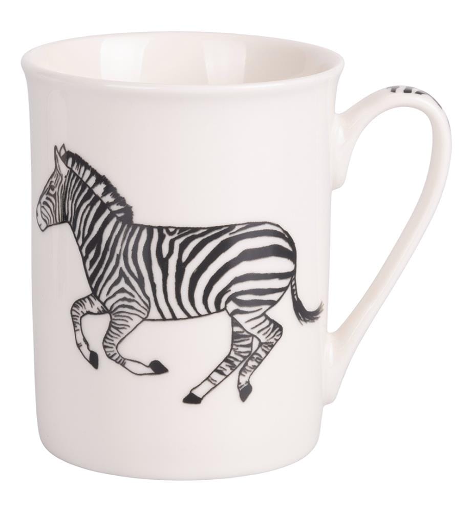 3er-Set Safari-Becher - 310 ml / Weiss und Schwarz