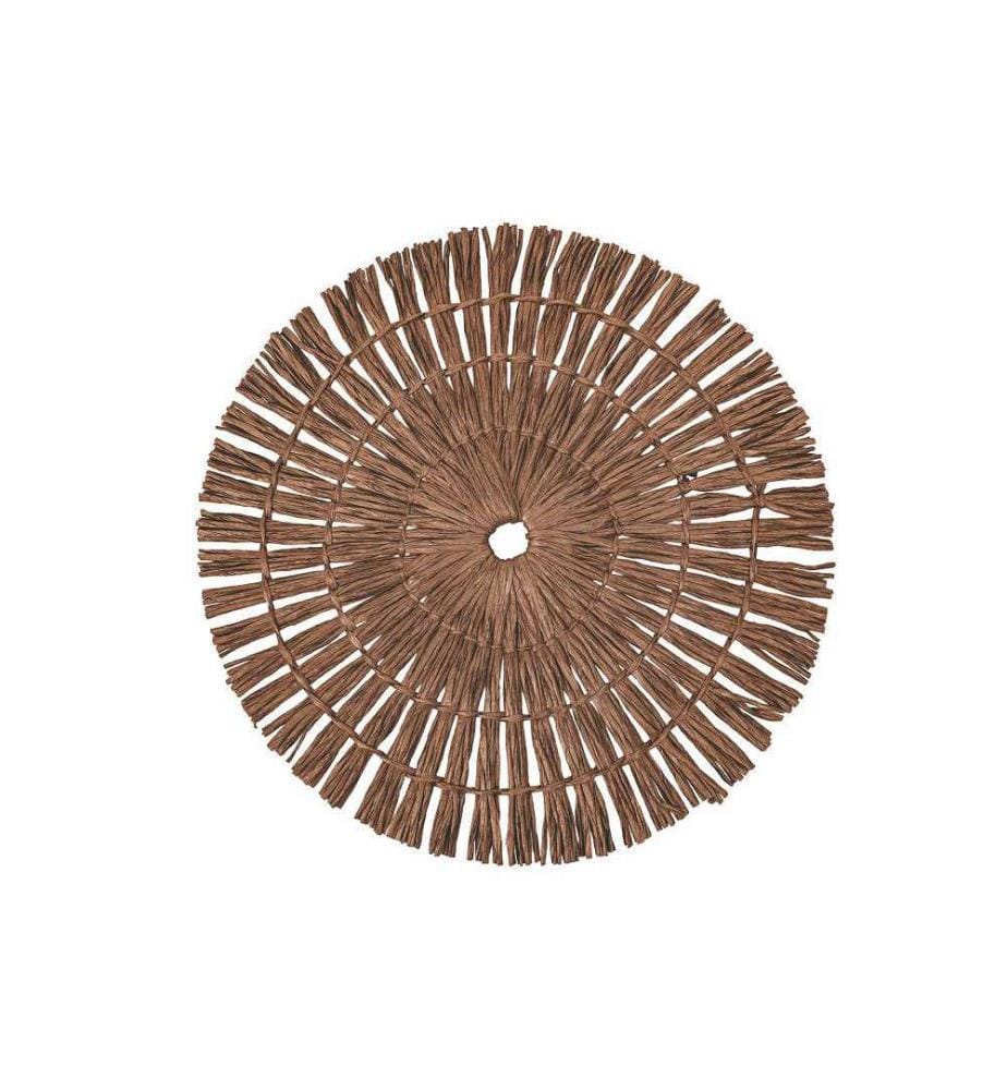 Lot de 6 sets de table en papier - Chocolat / Couleur aléatoire