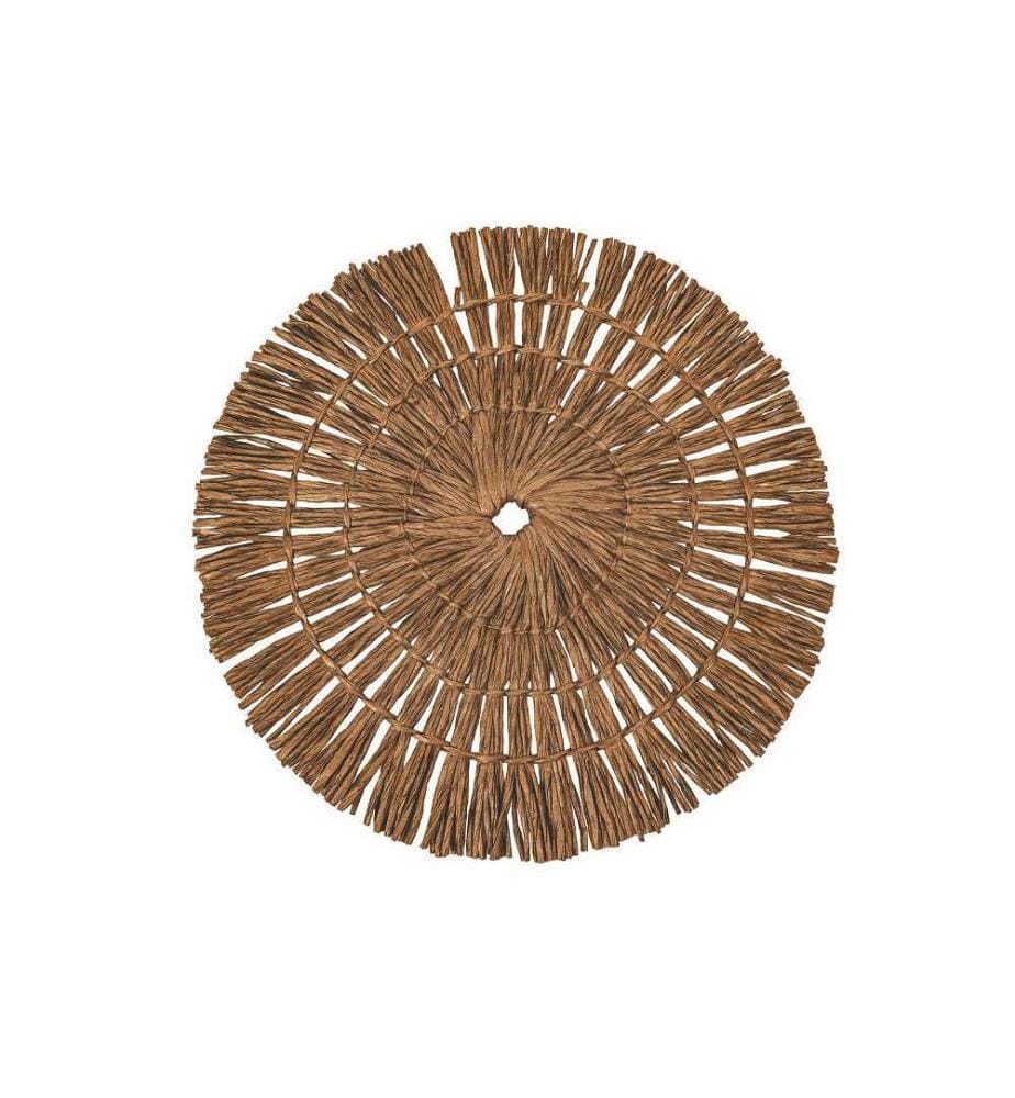 Lot de 6 sets de table en papier - Chocolat / Couleur aléatoire