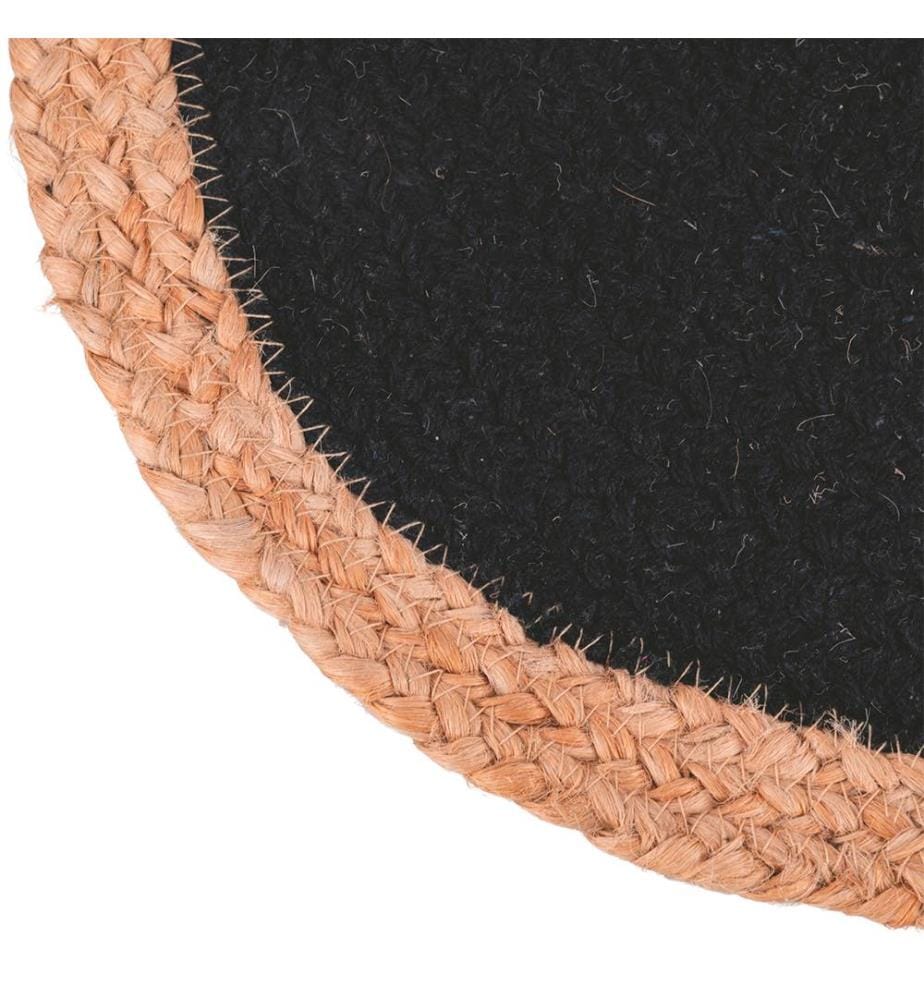Tischset Aus Jute - Braun Und Schwarz