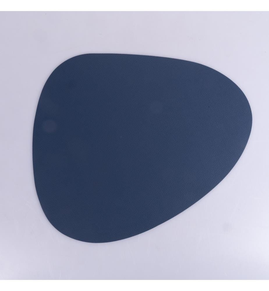 Lot 6 Sets de sets de table PVC 44x37 cm bleu/gris - Bleu/Gris