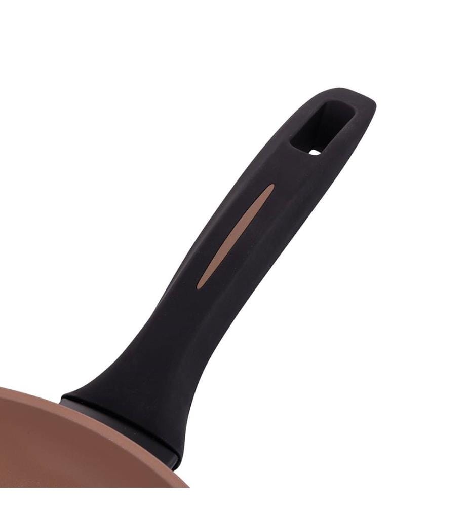 Padella Radici Liquirizia - 28 x 6,4 cm / Nero
