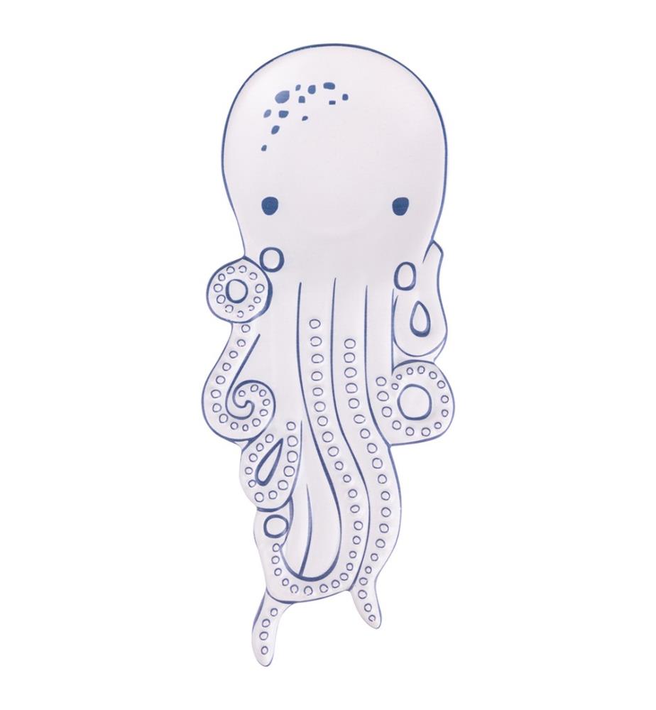 Fisch-Cartoon-Tintenfisch-Kellenhalter 29 x 12,5 x 2 cm