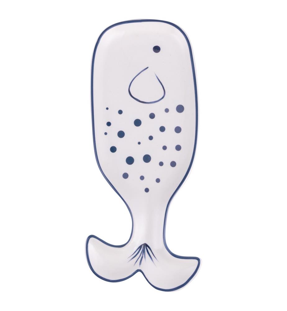 Fisch-Cartoon-Wal-Kellenhalter 29 x 12,5 x 2 cm