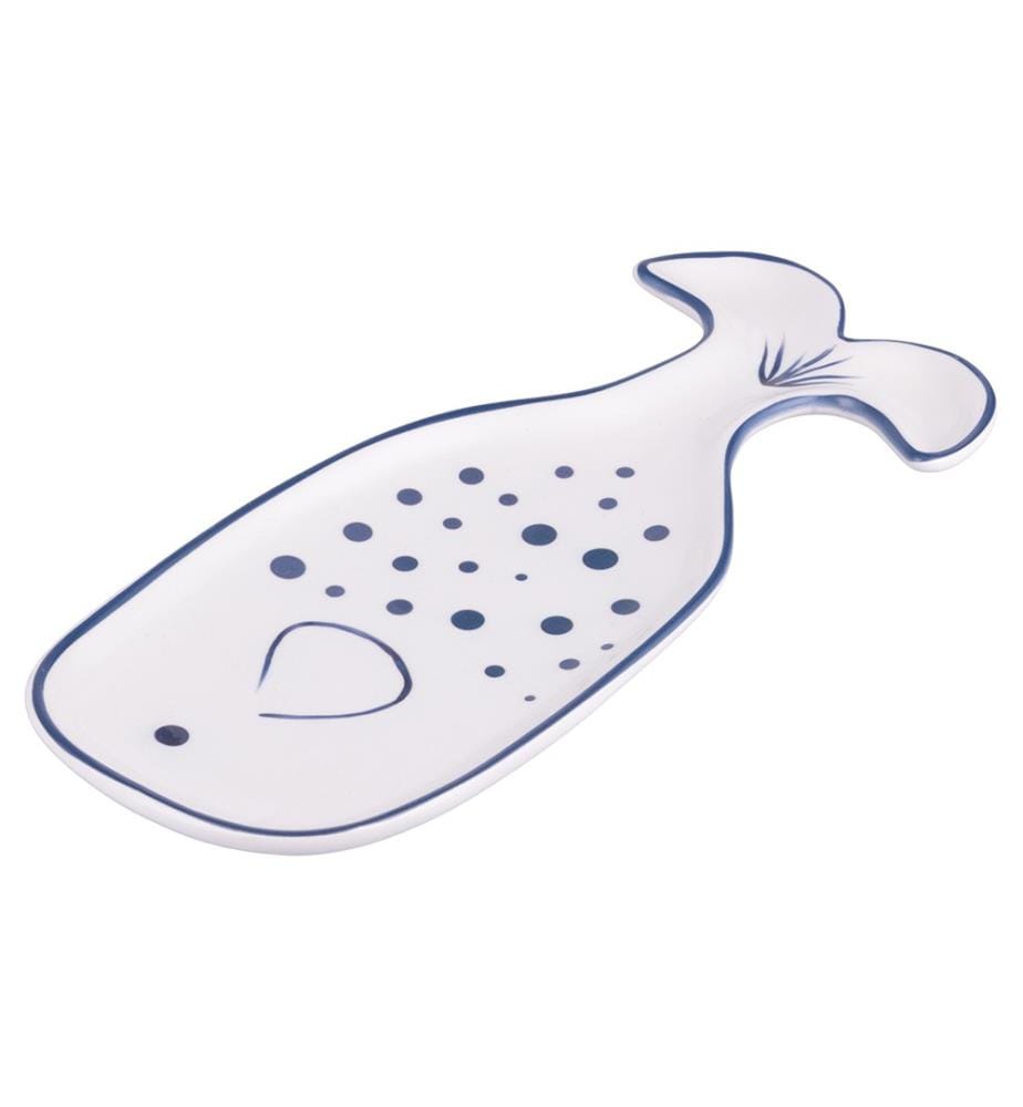 Fisch-Cartoon-Wal-Kellenhalter 29 x 12,5 x 2 cm