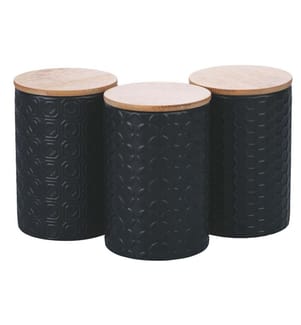 Shade of Shape Set 3 schwarze Gläser 750ml - Schwarz