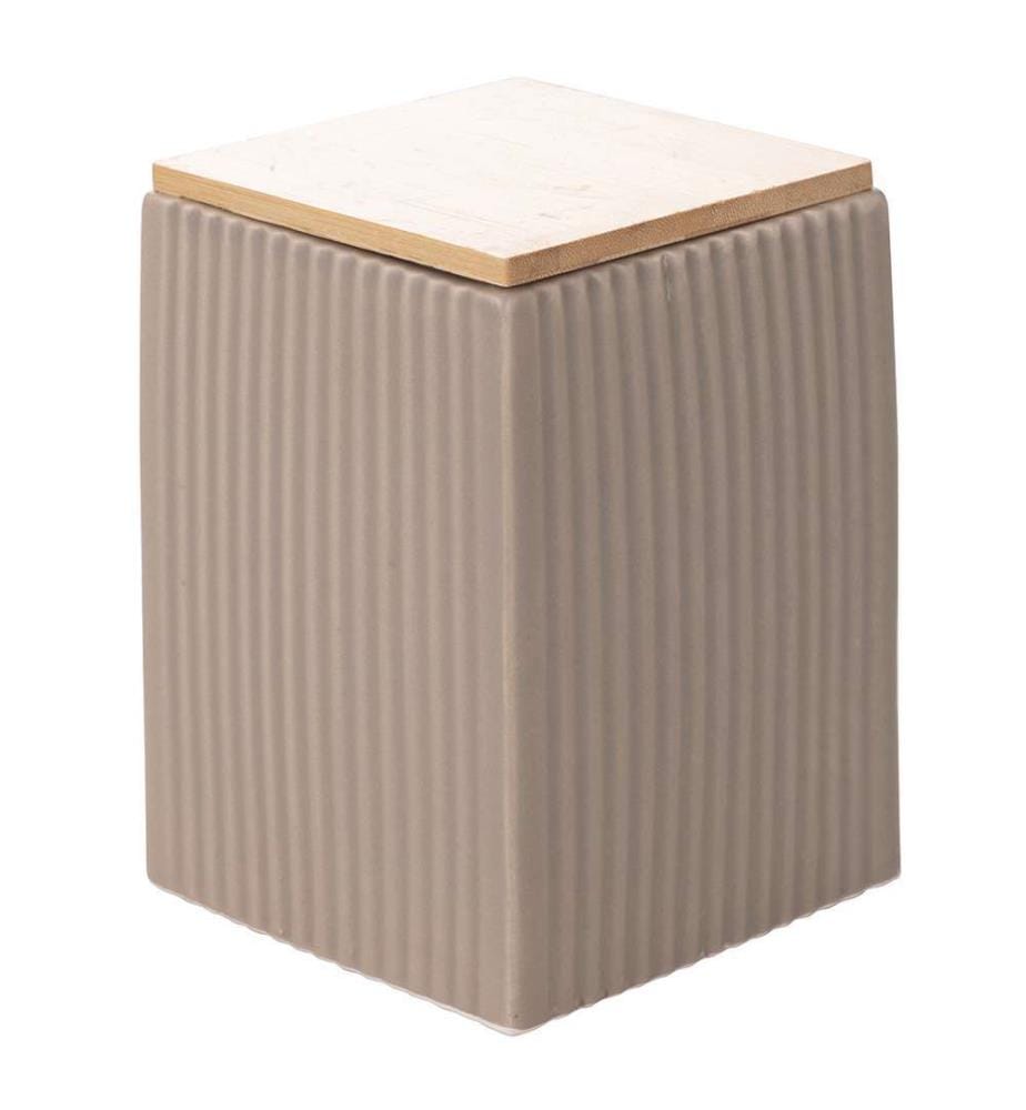 Lot de 3 pots modernes - 10 x 15 cm / Noir / Blanc / Gris