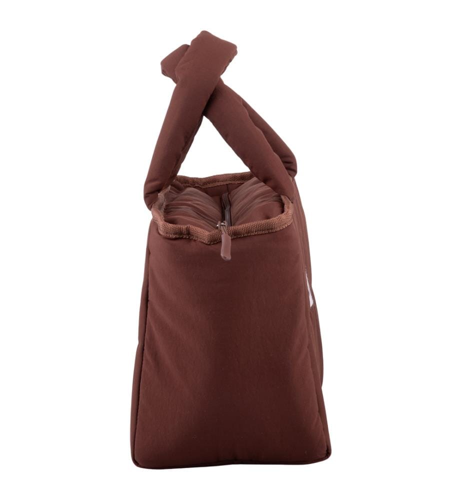 Sac isotherme Puffy Mocha 22,5x11x22,5 cm - Marron