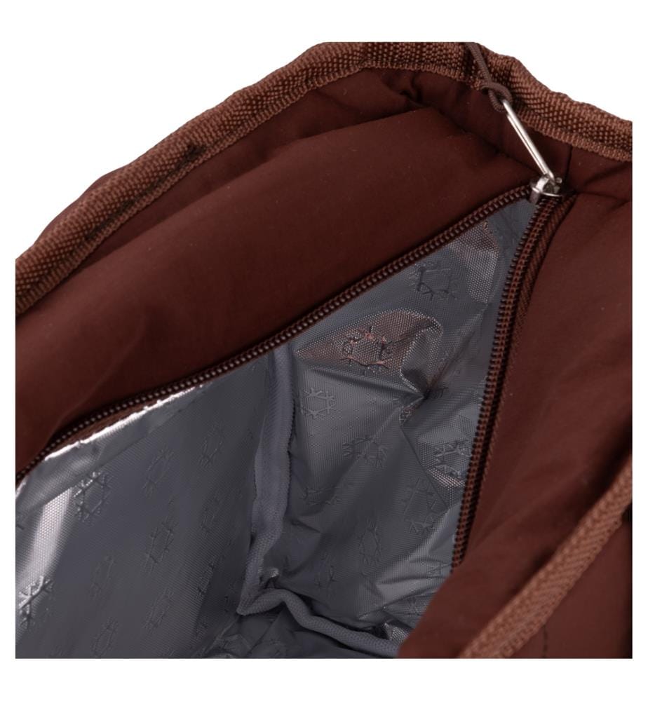 Sac isotherme Puffy Mocha 22,5x11x22,5 cm - Marron