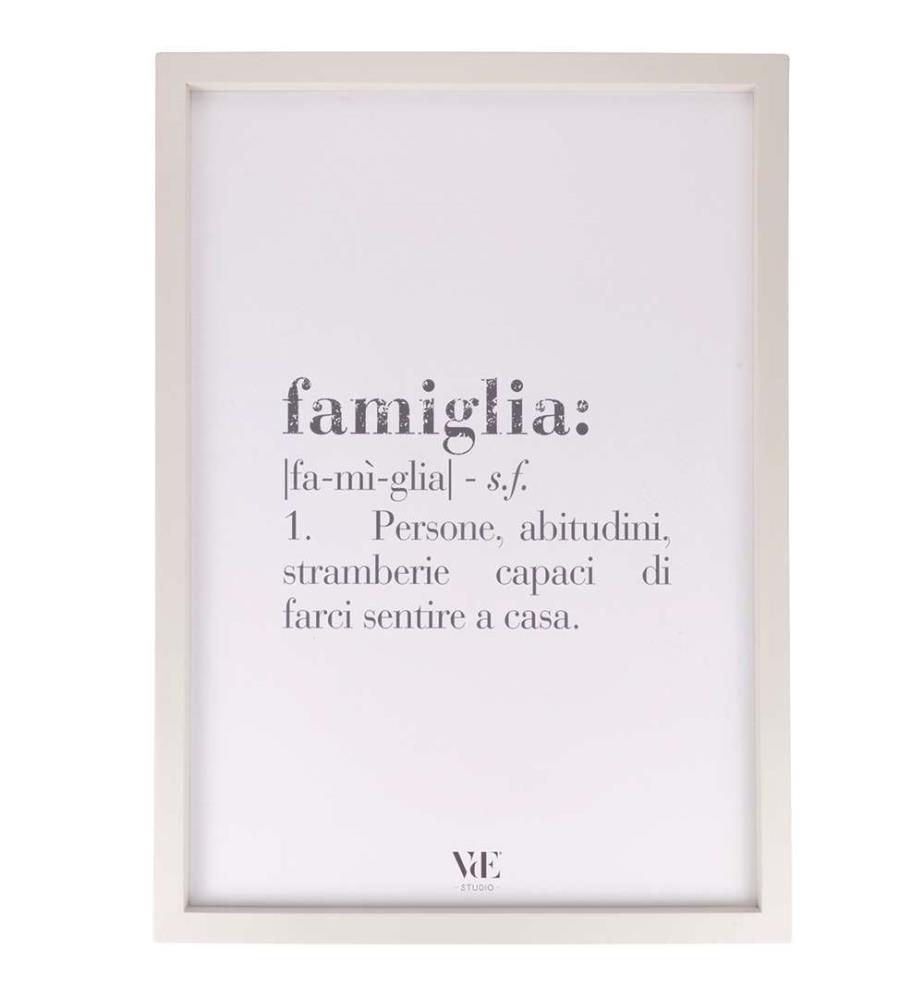 Toile Victionary Family - 50 x 70 cm / Blanc