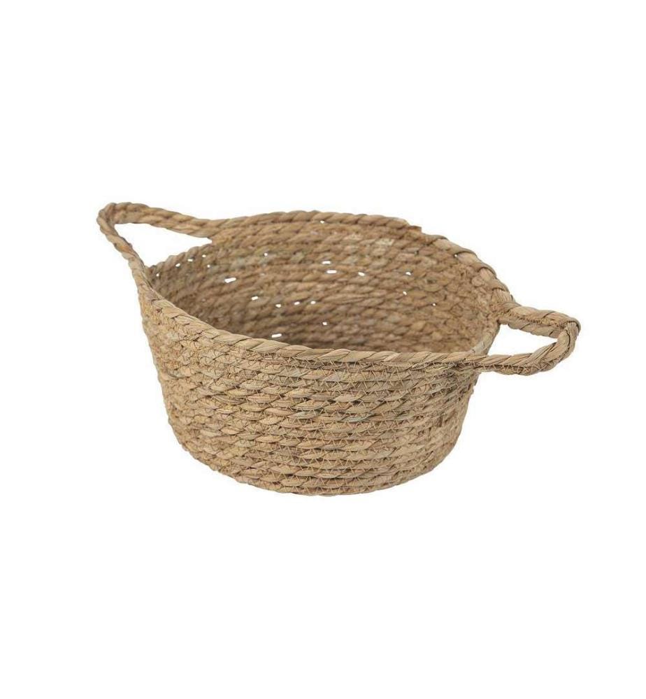 Lot de 3 paniers - Petit / Moyen / Bois naturel