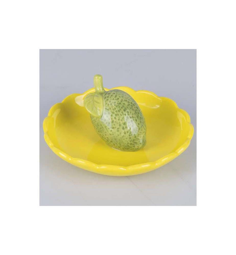 Soucoupe Fruit Life - Jaune / Vert citron