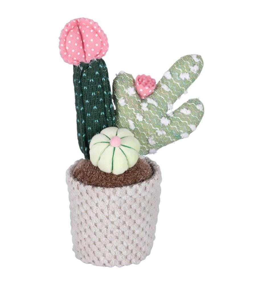 Lot de 6 cactus en tissu - Assortis