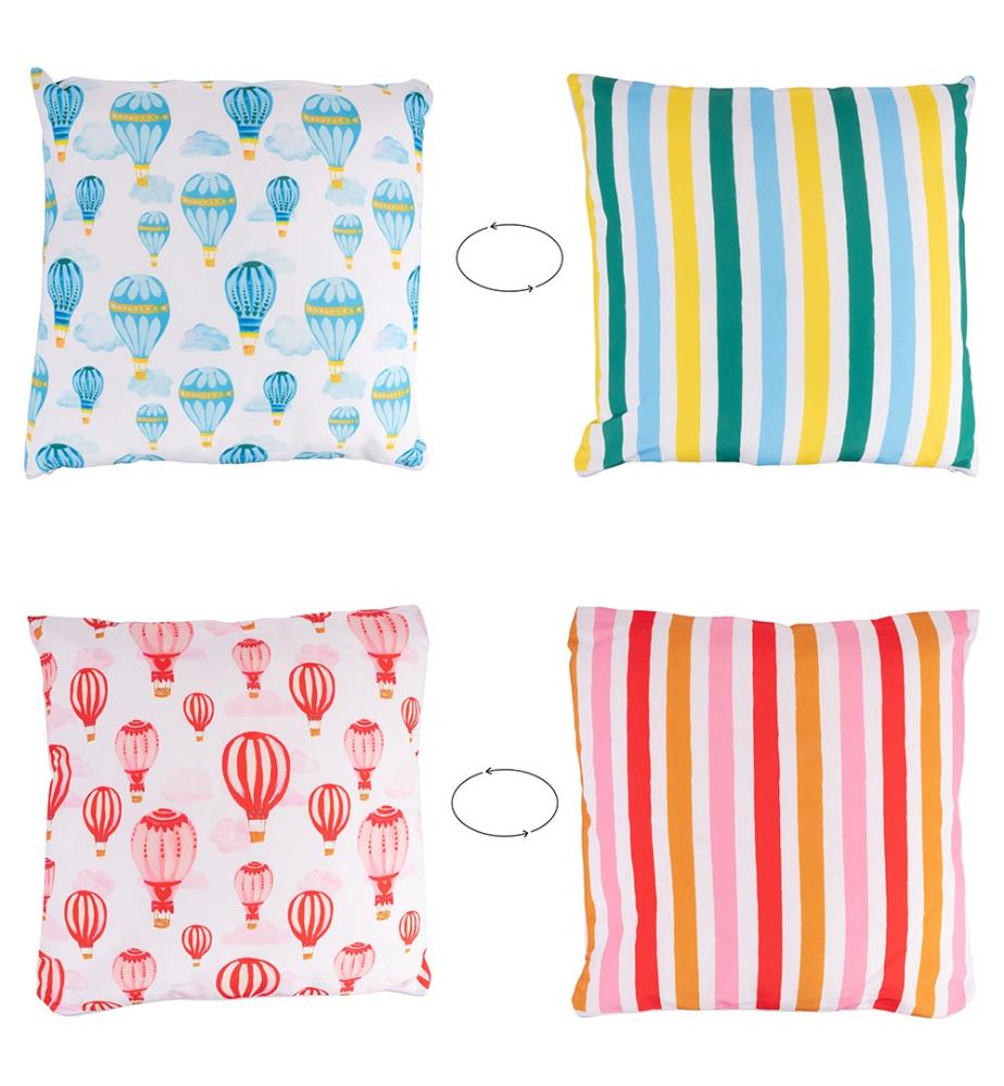 Set de 4 coussins ballons pour bébé Dface 45 x 45 cm, lot de 2