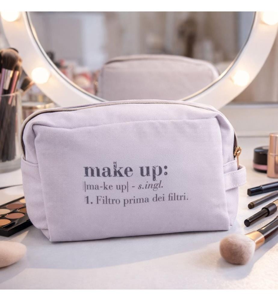 Sac maquillage 20x9x13 cm - Ivoire