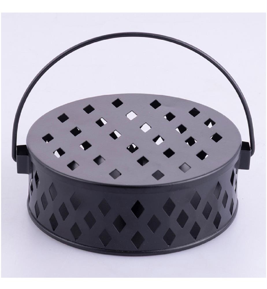 Support spirale anti-moustique 13,5x4,5 cm - Noir