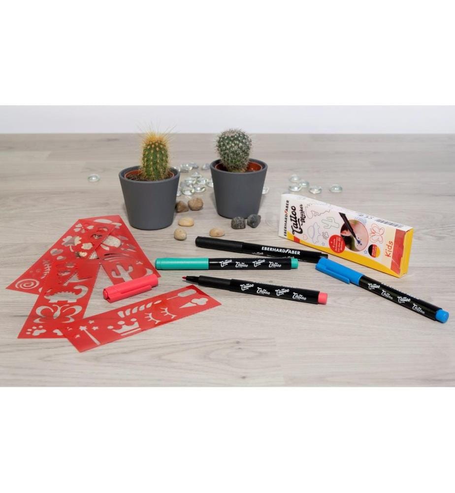 EBERHARD FABER - Tattoostift Set Kids, 4 Stück