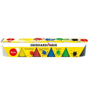 EBERHARD FABER - Peintures tempera Basic 6 x 25 ml