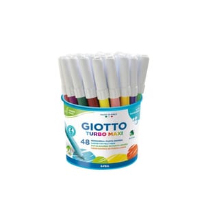 GIOTTO - Crayon feutre Turbo Color Maxi 48 pièces